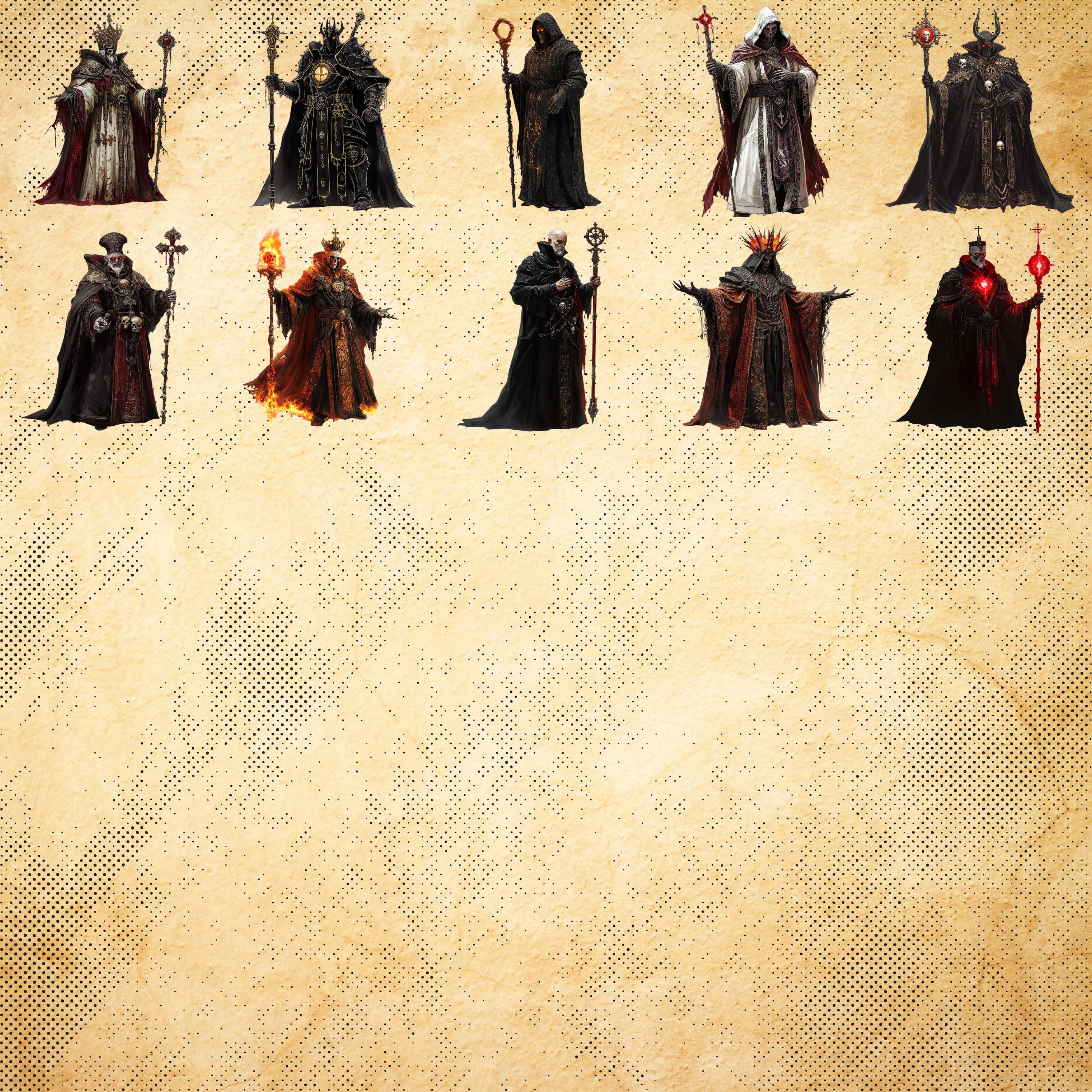 Evil Popes – Dark Rulers of Twisted Faith , Fantasy Cliparts ...