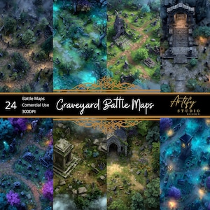 Battleyard-kaarten, digitale RPG-gevechtskaarten, DnD-fantasykaart, Roll20 & Foundry VTT, DM-bronnen