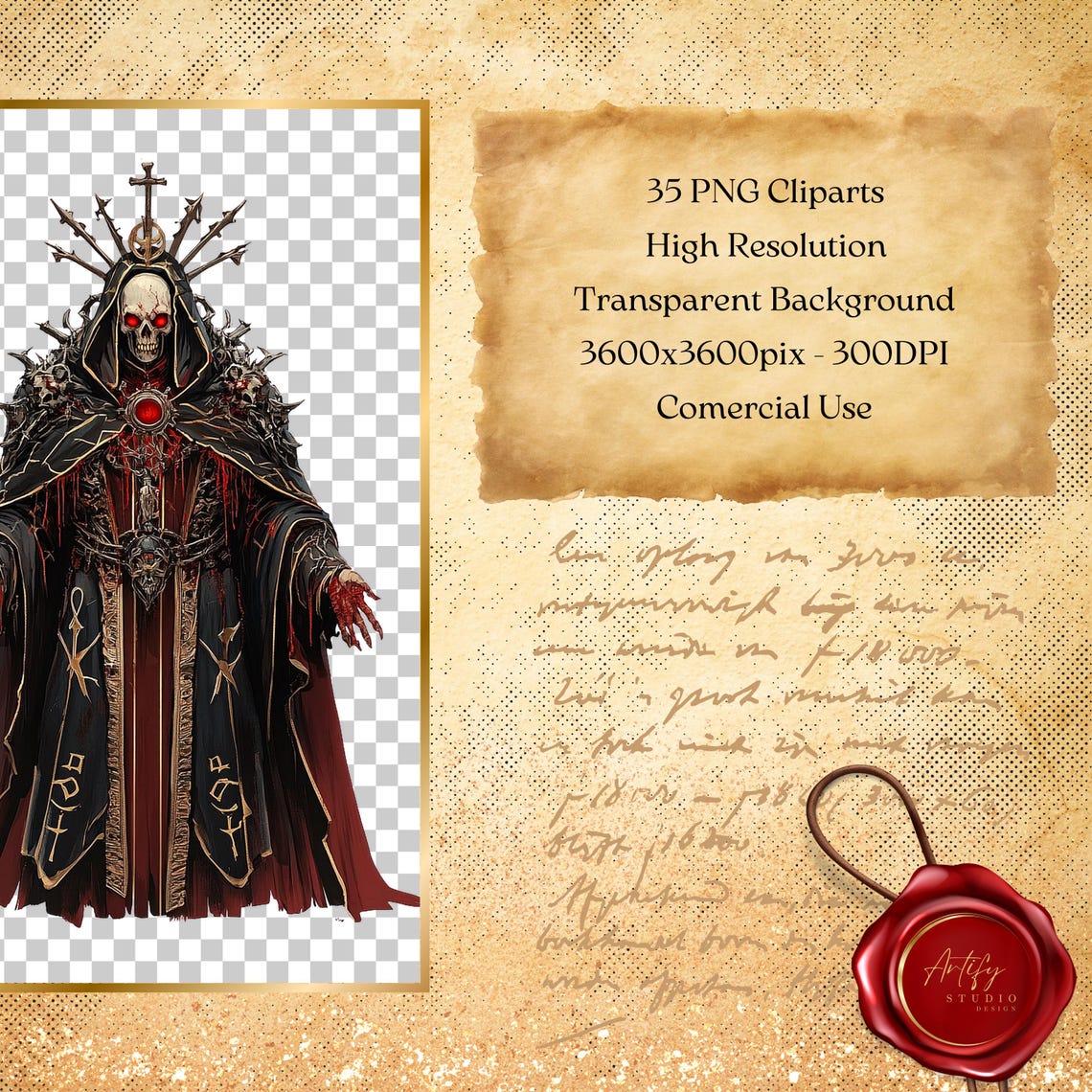Evil Popes – Dark Rulers of Twisted Faith , Fantasy Cliparts ...