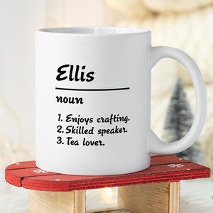 Personalized Name Mug, Christmas Gift, Funny Mug, Name Definition Mug, Gift for  Friend, Custom Mug, Coffee Mug, Customized Gift, Mug