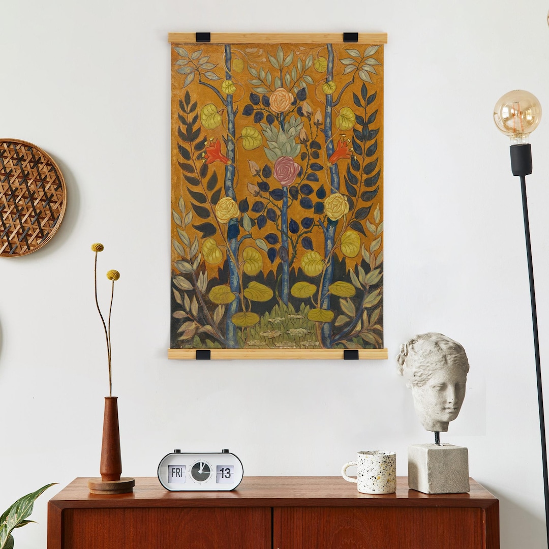 Photo inspiration: Gallery Detail: Vintage Floral And Botanical Hanging Canvas Rustic Botanical Canvas