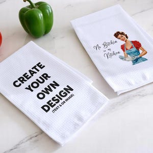 Custom Dish Towel, Tea Towel, Dish Towel, Kitchen Decor, Custom Name Gift, Wedding Gift, Housewarming Gift, Personalized Gift, Custom Gift