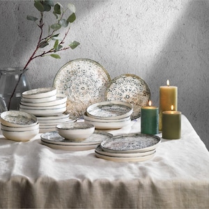 Green - High Quality Porcelain Dinnerware Set , Dinnerware Set , Dinner Set , Chafing Dish , Gift Set , Multi-usage Set , Dishes Set