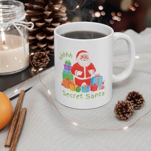 Secret Santa Ceramic Mug, (11oz)