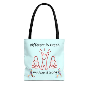 Autism Strong Tote Bag (AOP)