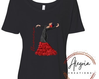 Flamenco Dancer - Slouchy Tee