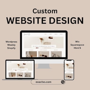 Custom Website Design: Modern & Responsive for Small Business