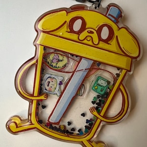 Adventure Time Shaker Keychain