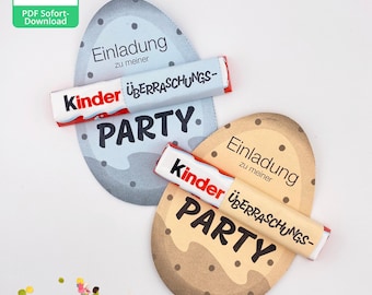 Printable children's birthday party invitation template | Printable birthday party invitation card for children's birthday celebrations (PDF digital download)