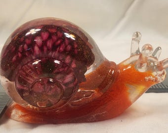 Resin Art Snail Figurine