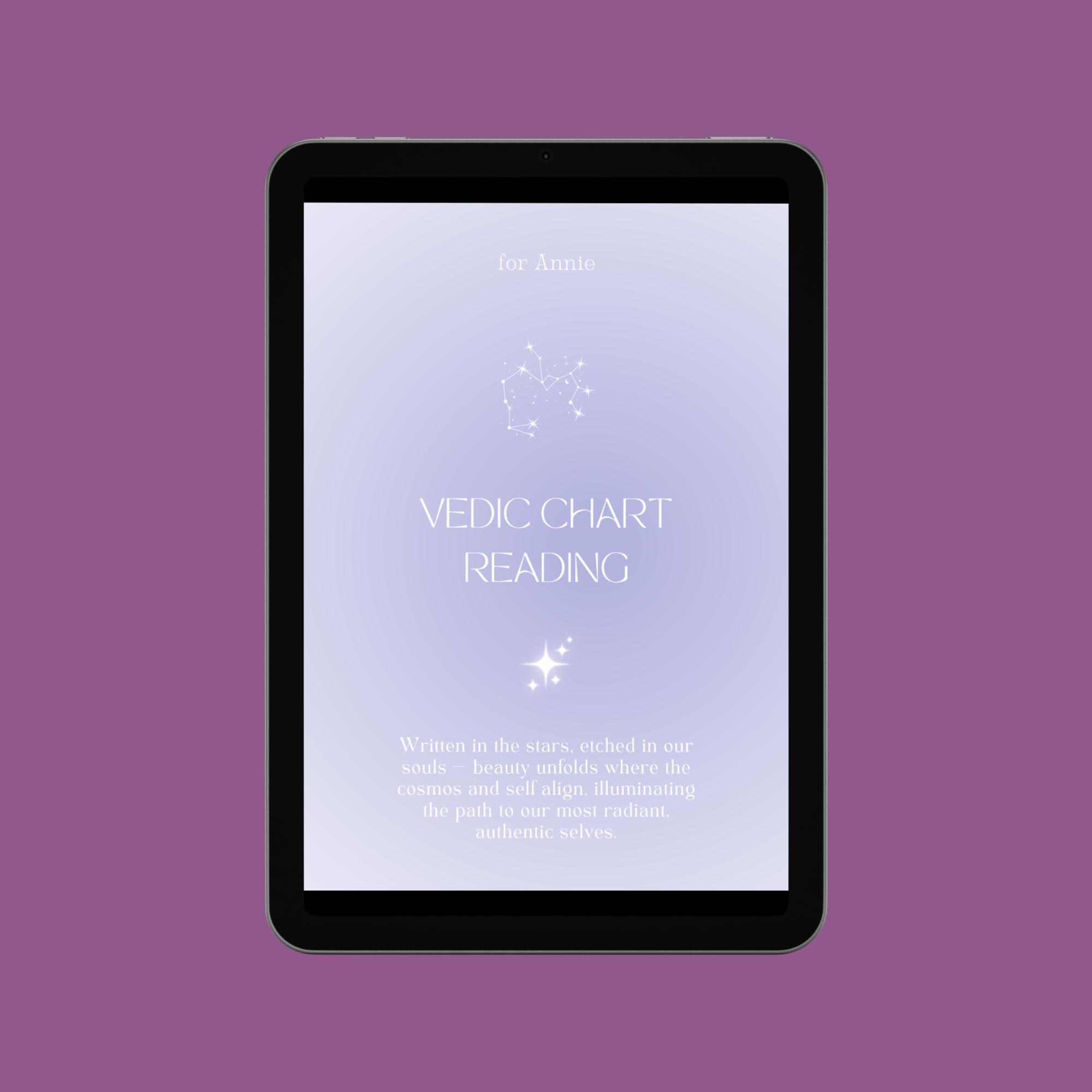 Vedic Birth Chart Reading, Vedic Natal Chart, Hindu Astrology, Jyotish