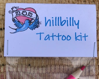 Hillbilly Tattoo Kit Gag Gift