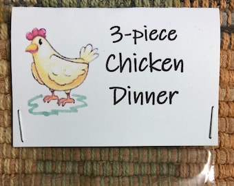 3-Piece Chicken Dinner Gag Gift