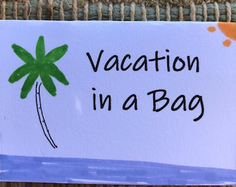 Vacation in a Bag Gag Gift -   Silly gifts, Gag gifts funny, Gag gifts