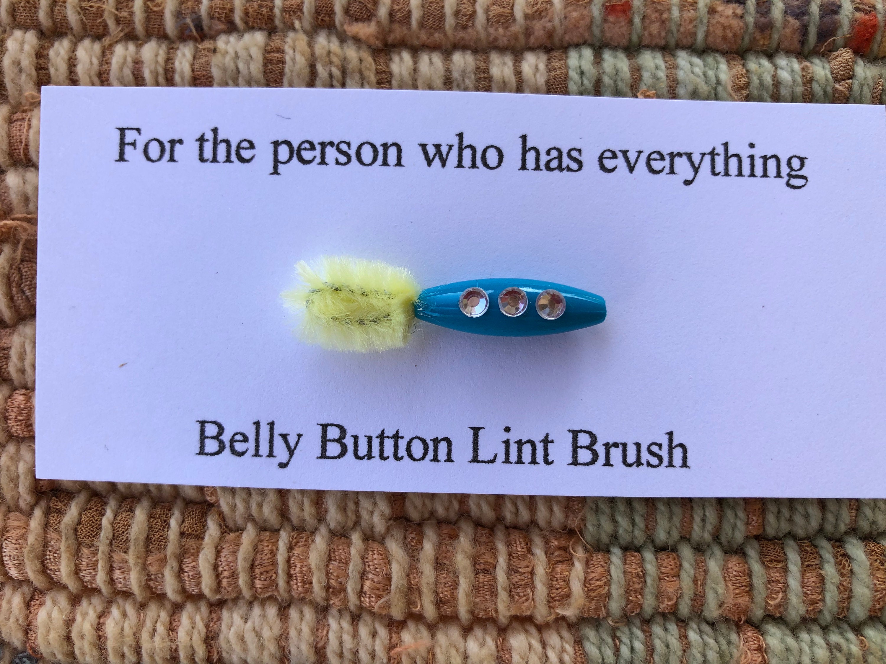 Jeweled Belly Button Lint Brush for the person who has Etsy