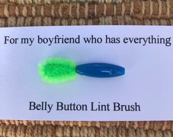 Belly Button Lint Brush - voor mijn vriend die alles al heeft