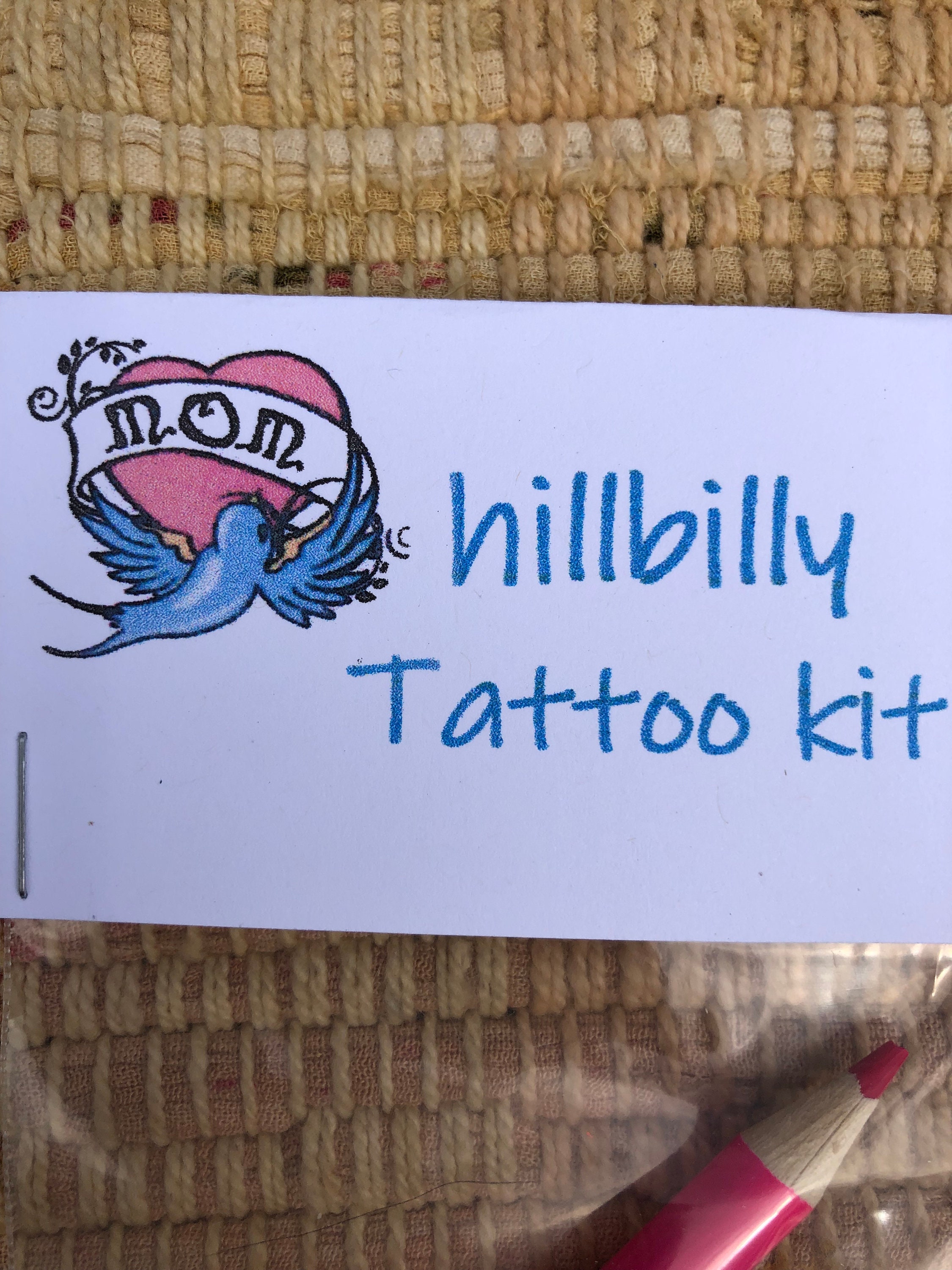 Hillbilly Tattoo Kit Gag Gift 