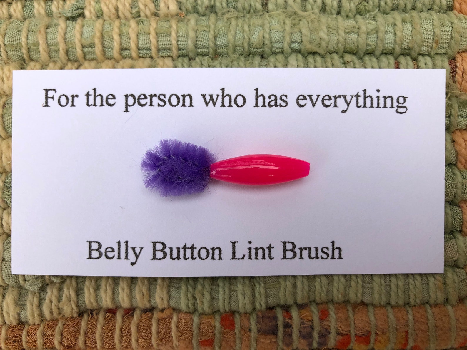 Belly button lint brush for the person who has everything Etsy