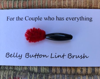 Belly Button Lint Brush - for the Couple who has everything