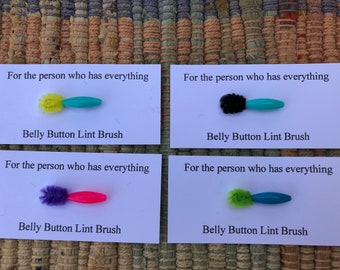 8 belly button lint brushes - for the person who has everything