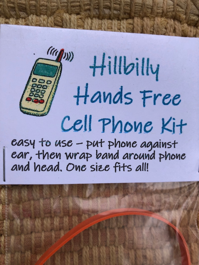 Hillbilly Hands Free Cell Phone Kit Etsy