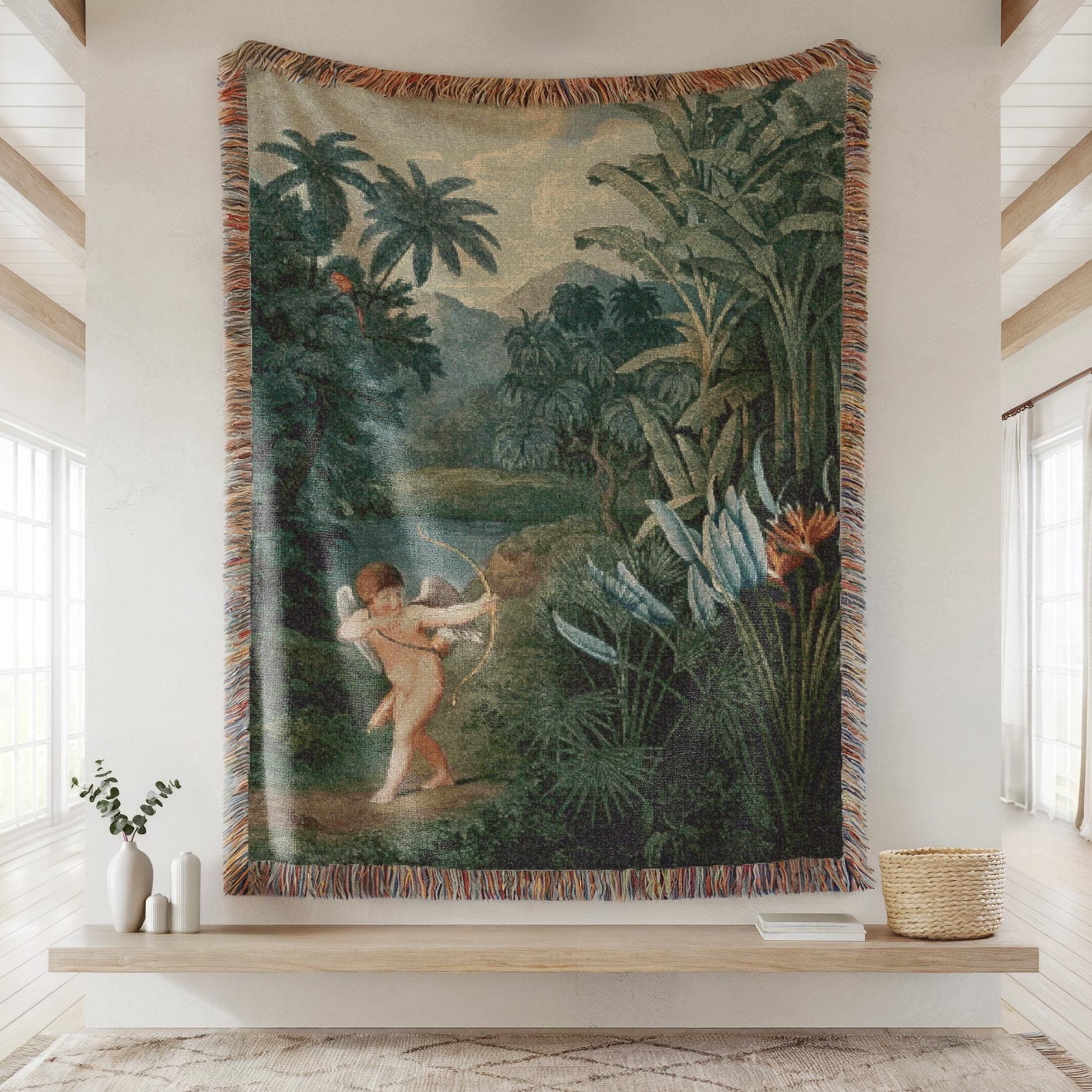 Vintage Woven Wall Hanging - Etsy