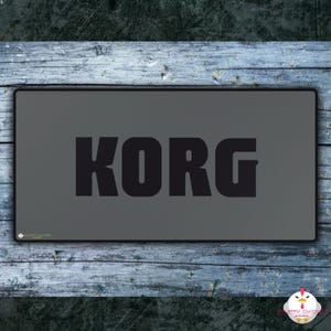 KORG Music Desk Mat | Large Gaming Mouse Mat | Non-Slip Rubber Backing | Supports Optical & Laser Mice | 2 Sizes Available | Gift For Him