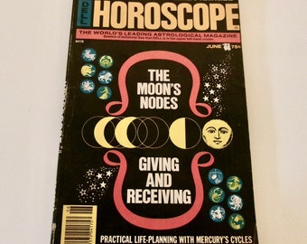 Revista Dell Horoscope Junio 1978 Vintage tiene desgaste en la columna vertebral Por favor lea la descripción Ver fotos para más detalles
