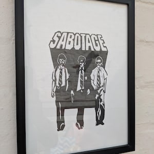 Sabotage Beastie Boys Print - Etsy