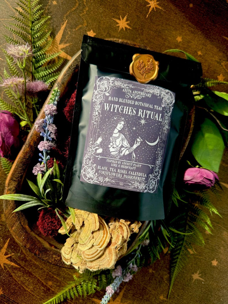 Witches Ritual Black Tea | Anita Apothecary, Hand Blended Botanical Tea ...