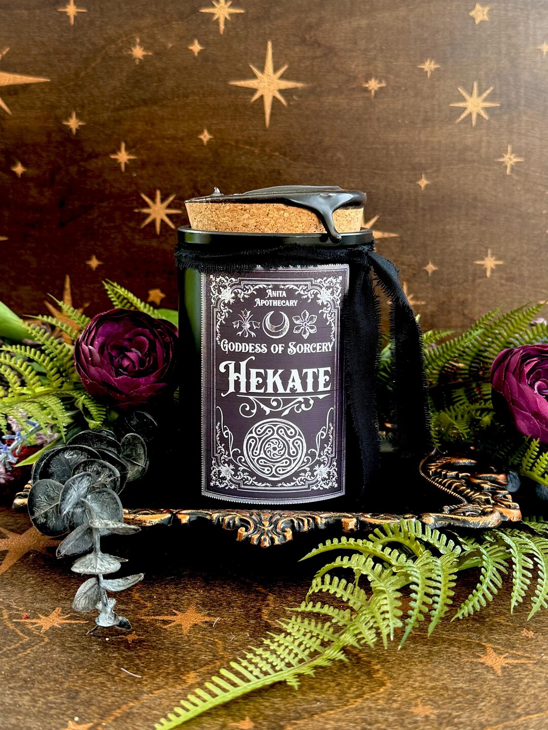 Goddess Hecate Ritual Candle - Anita Apothecary, Hekate Candle, Hecate ...