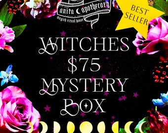 Witches Mystery Boxes | Anita Apothecary, Witchcraft Mystery Box, mystery boxes, witch mystery boxes, witchcraft Mystery