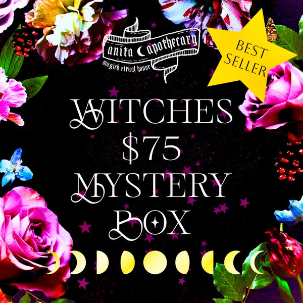 Witches Mystery Boxes | Anita Apothecary, Witchcraft Mystery Box, mystery boxes, witch mystery boxes, witchcraft Mystery