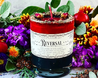 Reversal ~ Hoodoo Reverse candle, Witches spell candle, Spell candle, Witchcraft, Hoodoo candle, hoodoo, Anita Apothecary, Magick, Witch