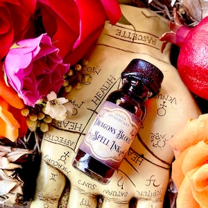 Dragons Blood Spell Ink ~ Anita Apothecary, Protection Oil, Abundance Magick, spell ink, grimoire ink, pen ink, writing ink