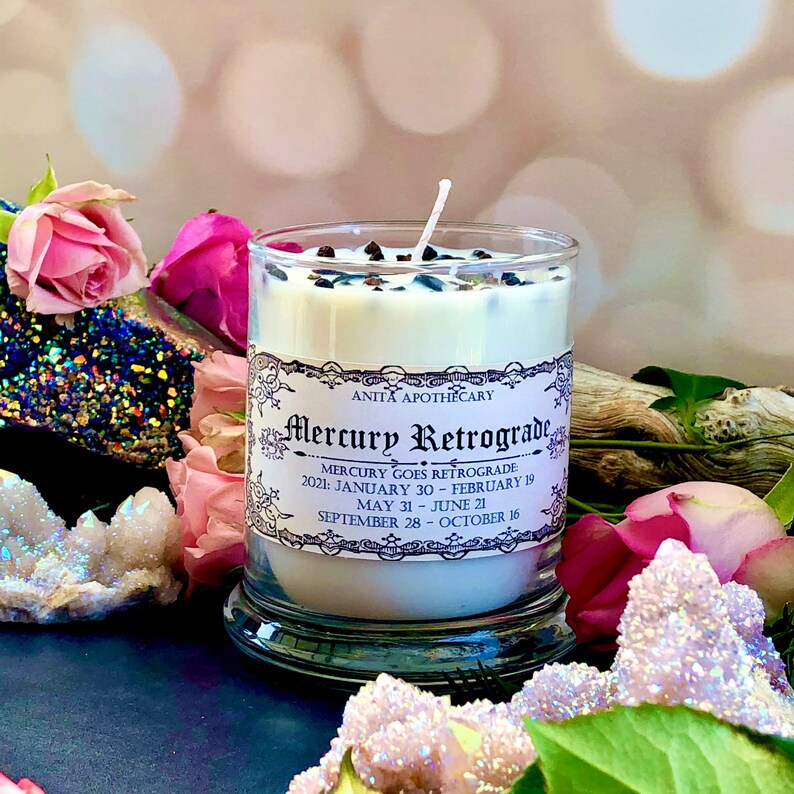 2024 Mercury Retrograde Soy Candle Anita Apothecary, Mercury Retrograde, Retrograde Candle, Grounding Candle, Clove Candle image 6