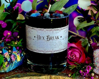 Hex Break Uncrossing Candle | Anita Apothecary,  Witches spell candle, ritual spell candle, Witchcraft candle, Reversal candle