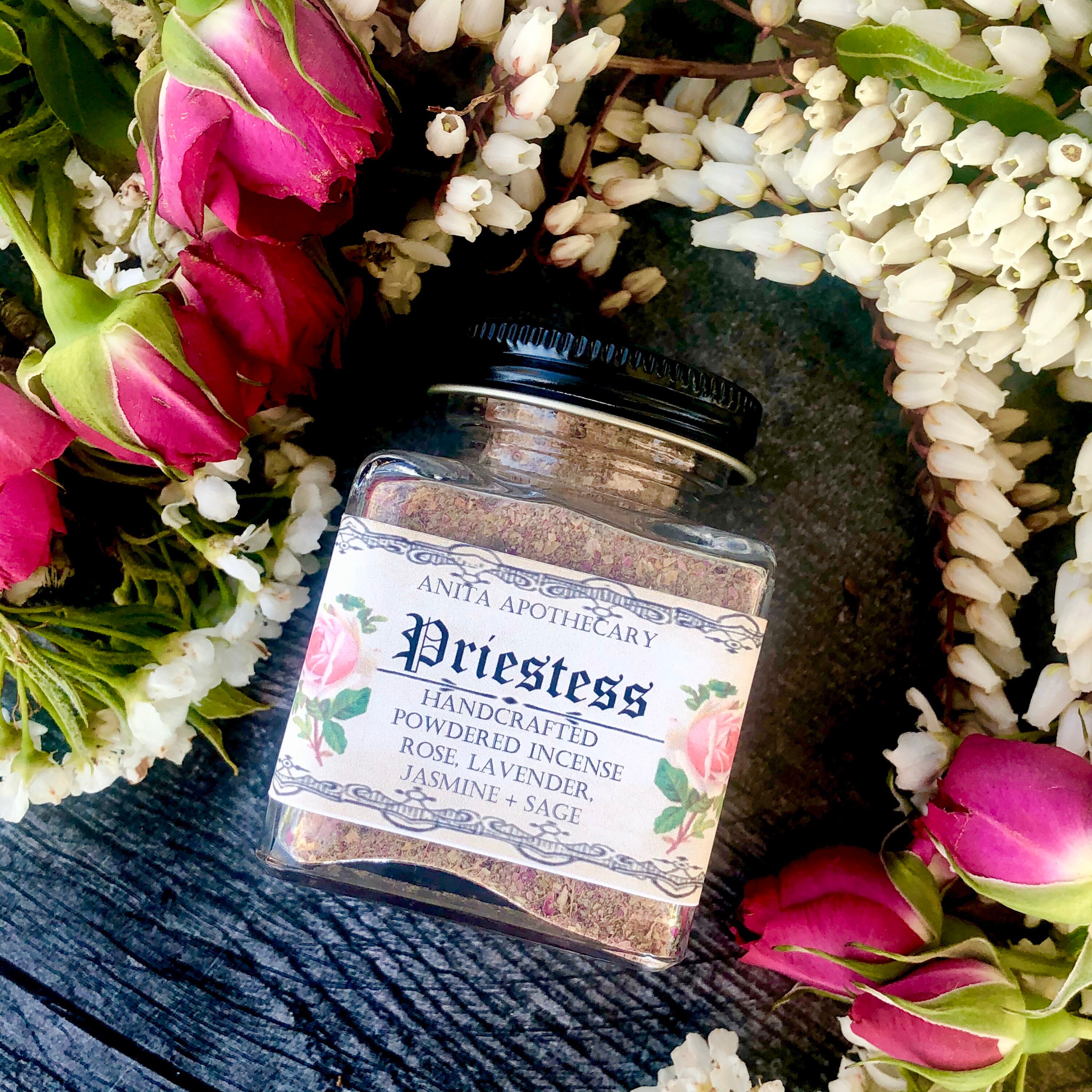 Priestess Powered Incense for Self Love Lunar Magick Etsy