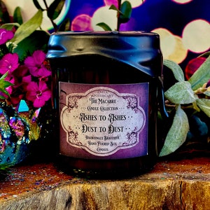 NEW Ashes to Ashes, Dust to Dust Anita Apothecary Candles, Macabre Candles, Witch Candles, Haunted Decor, Victorian Candle, Vintage image 1