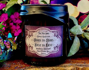 NEW!! Ashes to Ashes, Dust to Dust | Anita Apothecary Candles, Macabre Candles, Witch Candles, Haunted Decor, Victorian Candle, Vintage