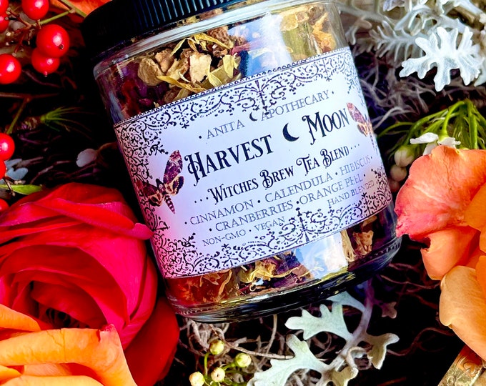 Harvest Moon Witches Tea- Anita Apothecary, Witches Tea Brew, Herbal ...