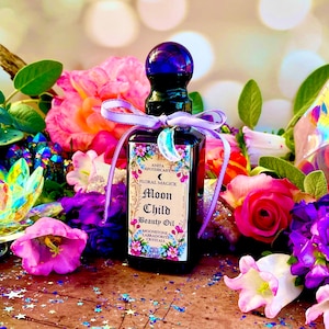 Moon Child Beauty Oil ~ Anita Apothecary, Celestial Oil, Jasmine Absolute, Neroli oil, Glamour, Rose Body Oil, Body Oil