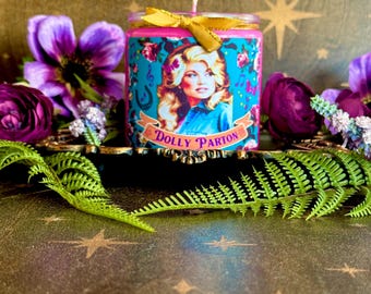 In Memory of Dolly Parton Candle, Peach Scented Candle, 14 oz Limited Edition Candle, Country Music Gift, Dolly Parton Gift Anita Apothecary