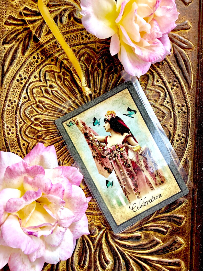Oracle Card Bookmarks Laminated Tarot Deck Rider Waite Etsy