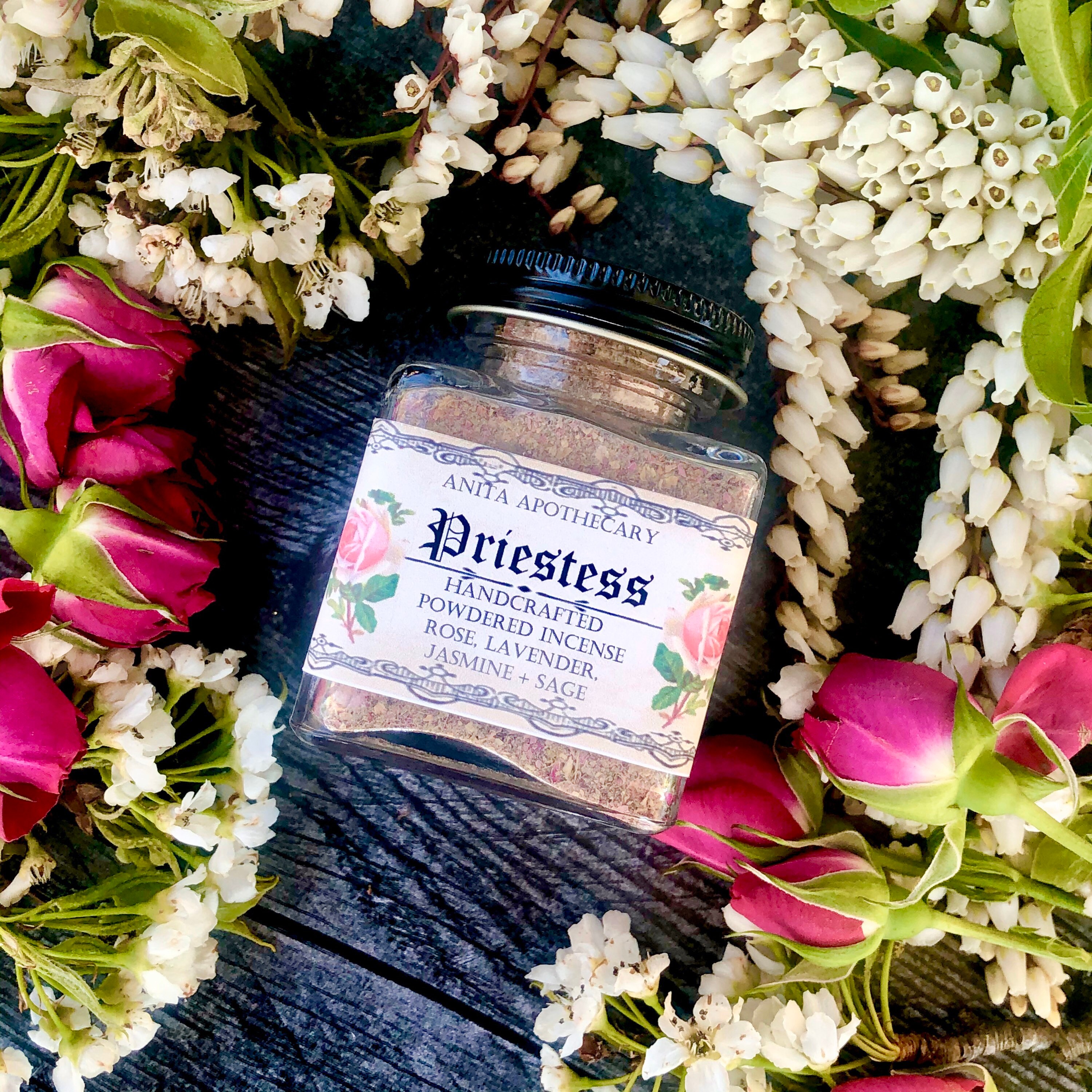 Priestess Powered Incense for Self Love Lunar Magick Etsy