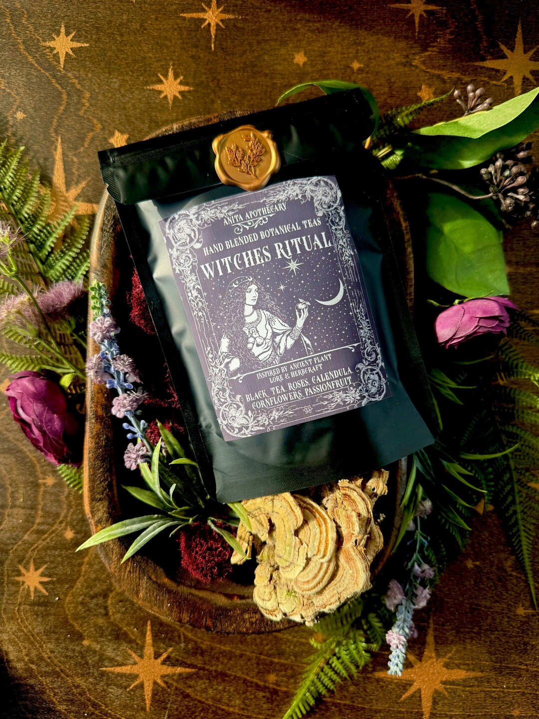 Witches Ritual Black Tea | Anita Apothecary, Hand Blended Botanical Tea ...