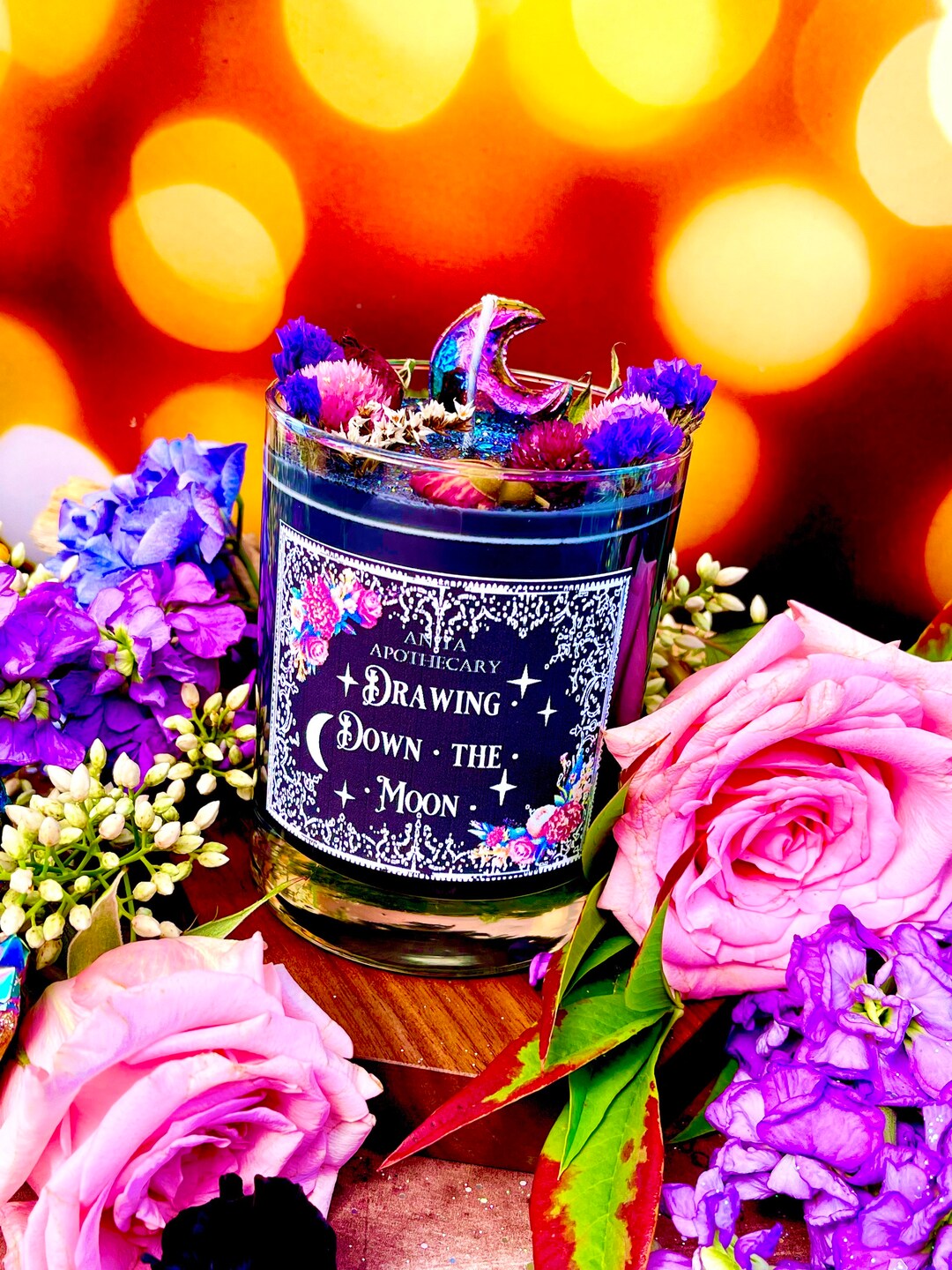 Drawing Down the Moon Anita Apothecary, Moon Candle, Lunar Magick