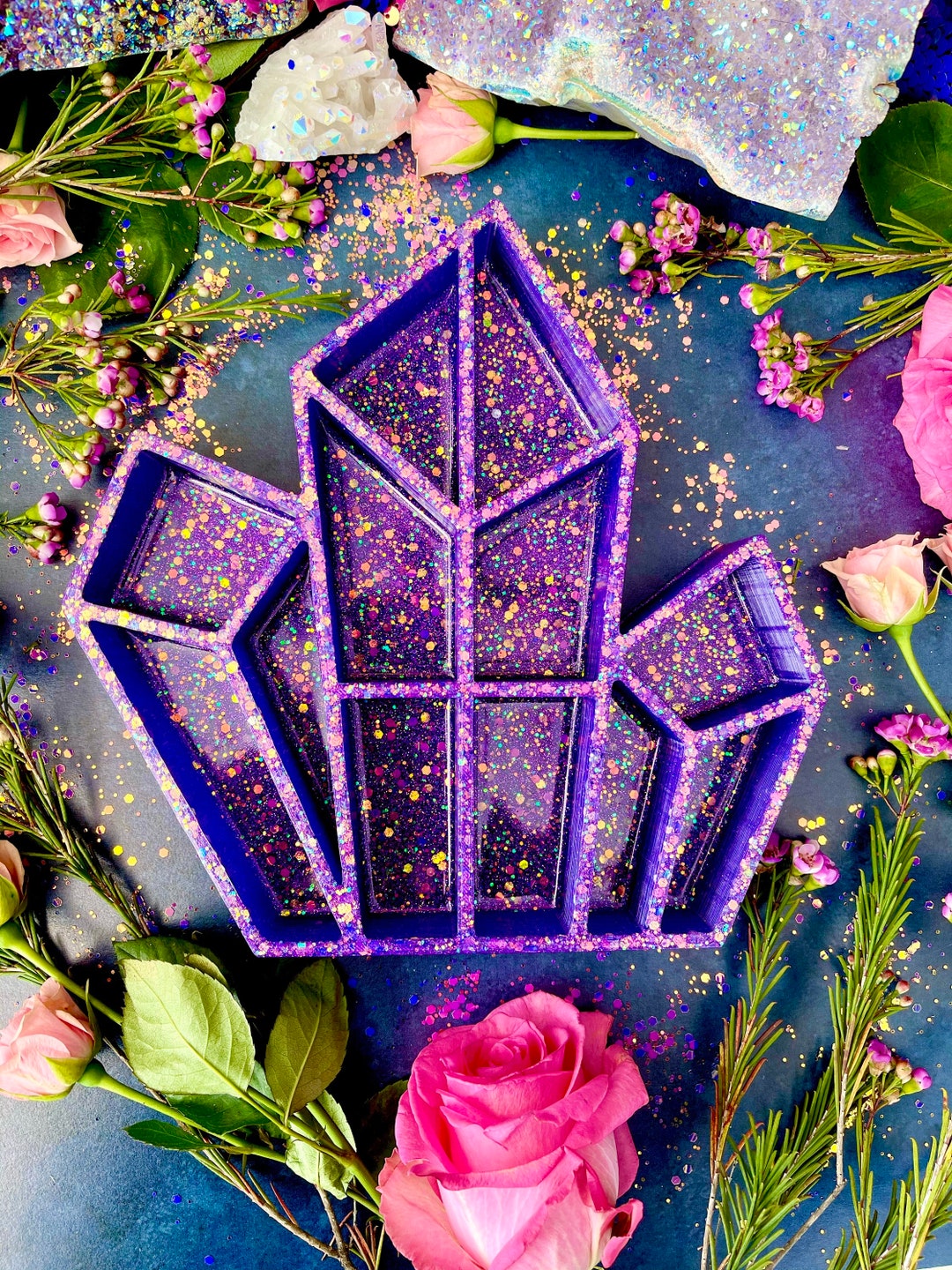 Moon Child Crystal Resin Shelf Anita Apothecary, Moon Magick, Resin