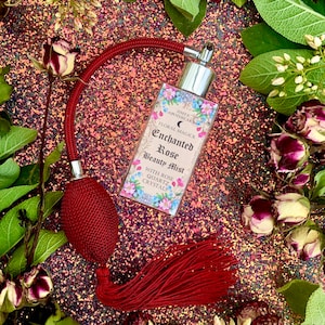 Enchanted Rose Beauty Mist ~ Anita Apothecary, Rose Oil, Rose Absolute, Glamour, Rose Body Oil, Body Oil