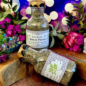 Herbs de Provence ~ French Cooking, cooking spices, cooking herbs, kitchen witchery, kitchen witch, Hearth witch, Anita Apothecary